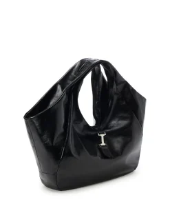Women Iceberg Alias Leather Shopping Bag With Logo Monogram