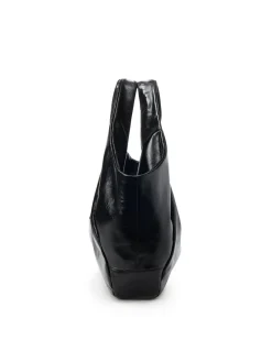Women Iceberg Alias Leather Shopping Bag With Logo Monogram