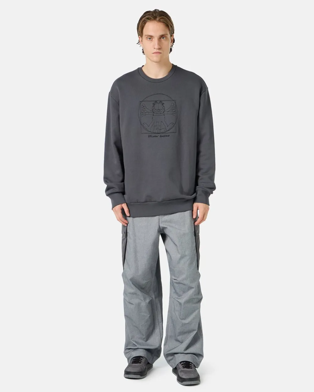 Iceberg Anthracite Over-fit Sweatshirt