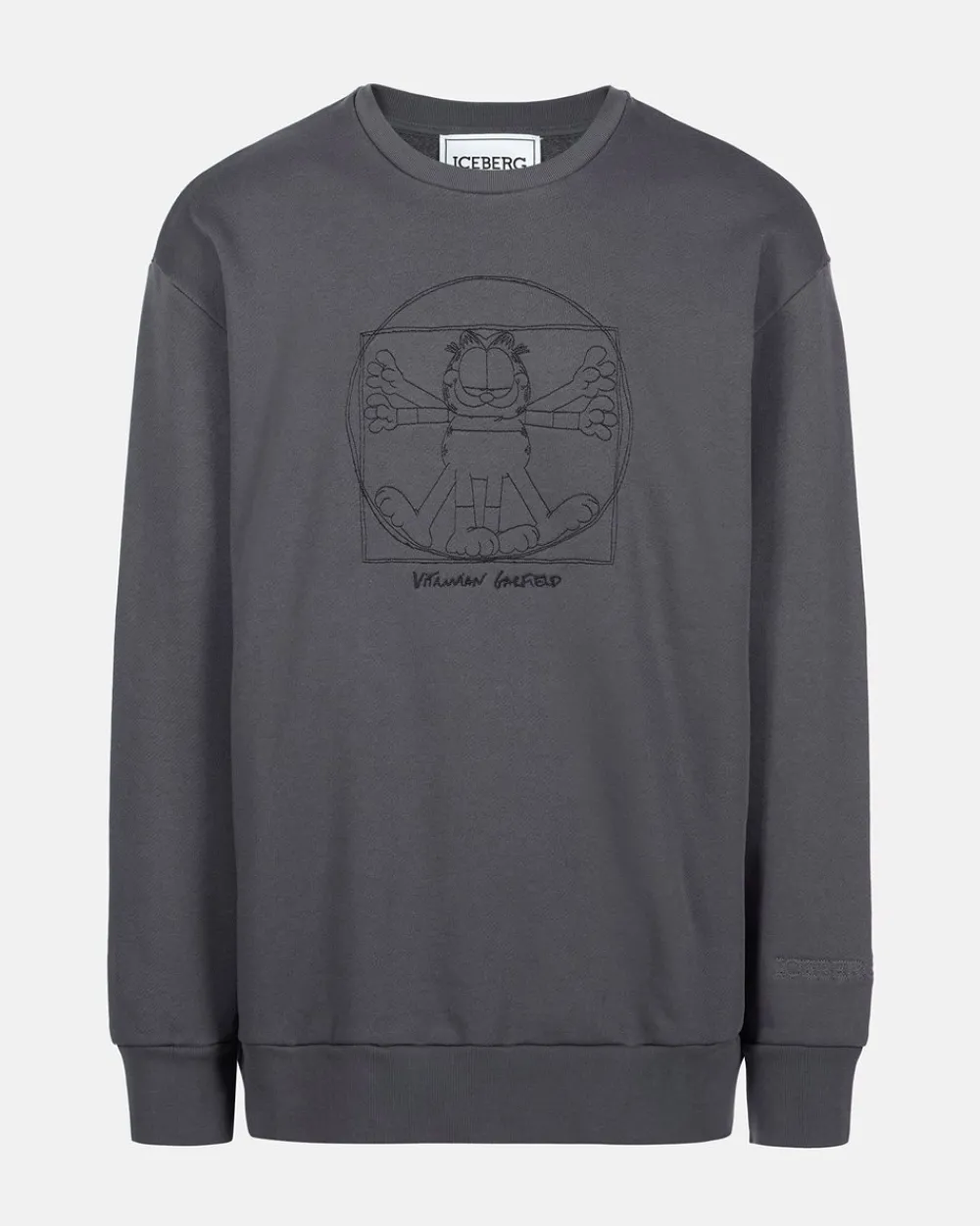 Iceberg Anthracite Over-fit Sweatshirt