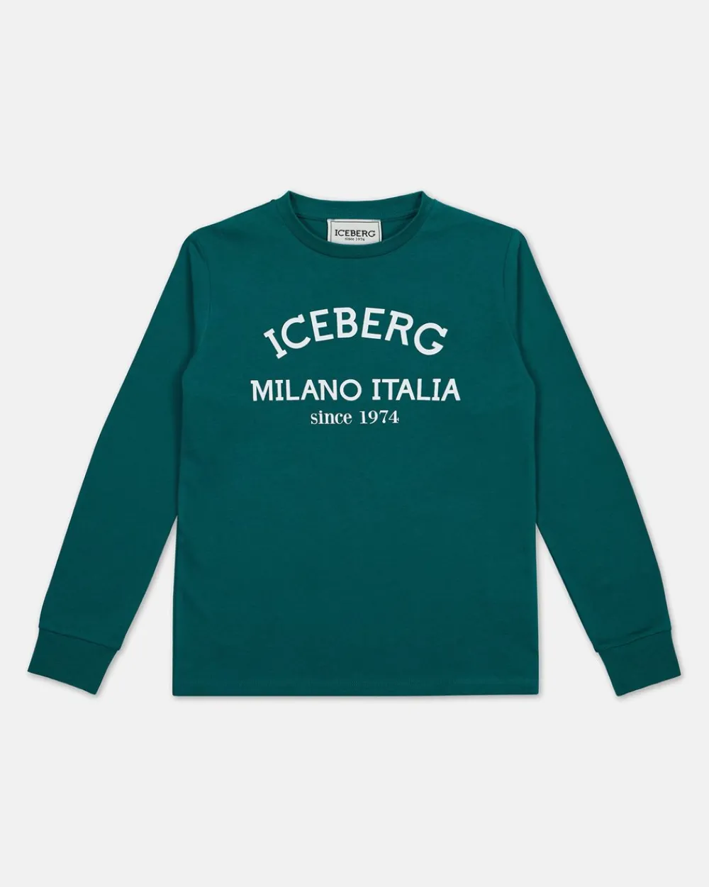 Kids/BOY Iceberg Aquamarine Crewneck Sweatshirt With Logo