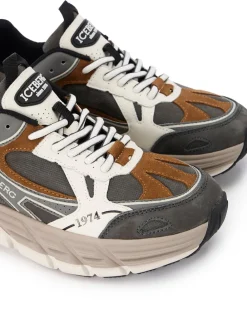 Iceberg Athletics-inspired Sneakers With EVA Rubber Sole