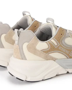Iceberg Athletics-inspired Sneakers With EVA Rubber Sole