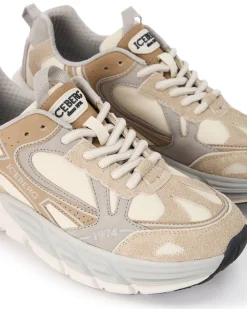 Iceberg Athletics-inspired Sneakers With EVA Rubber Sole