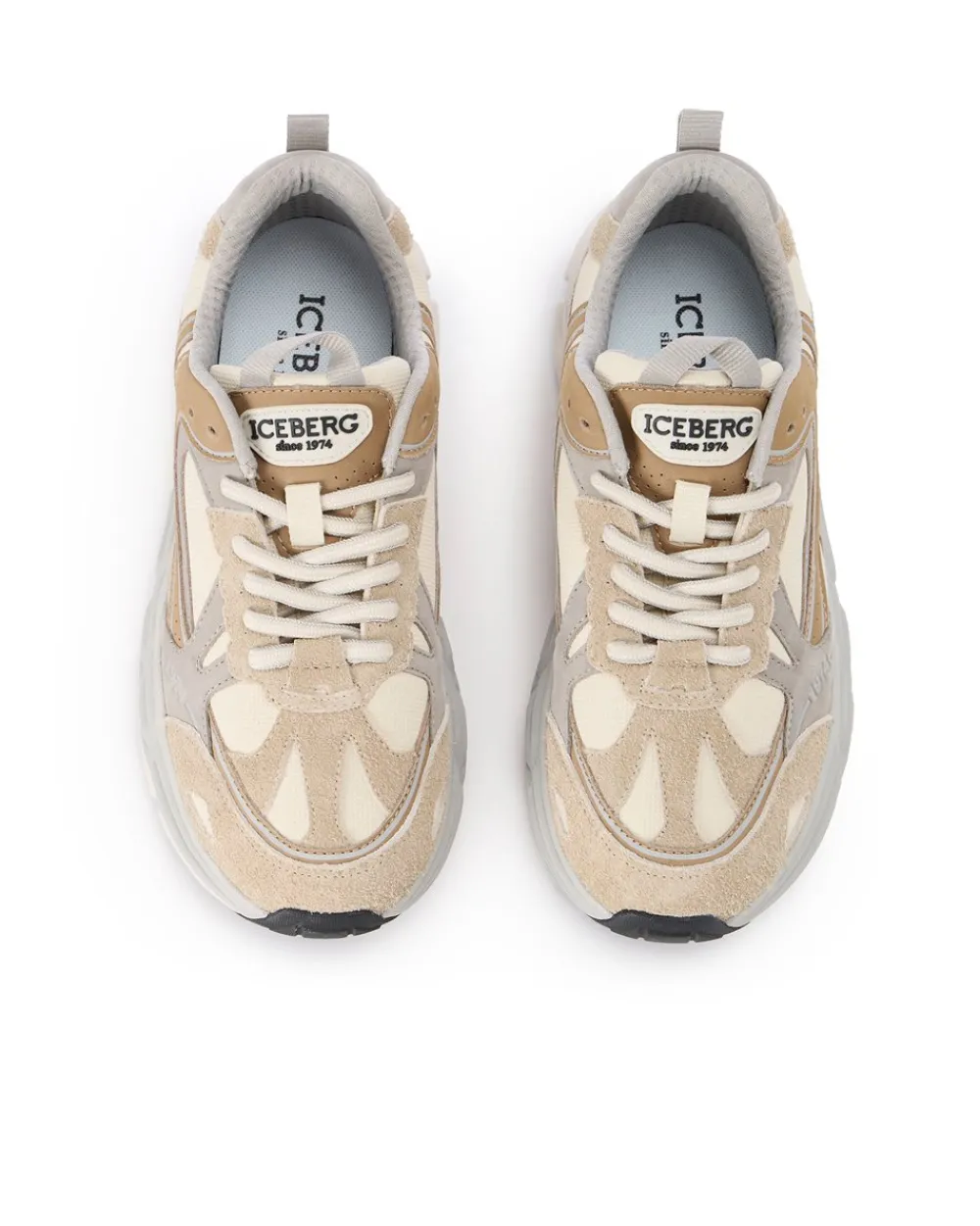 Iceberg Athletics-inspired Sneakers With EVA Rubber Sole