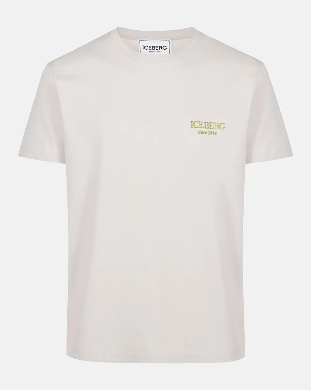 Iceberg Beige Crewneck Sweatshirt With Embroidered Logo