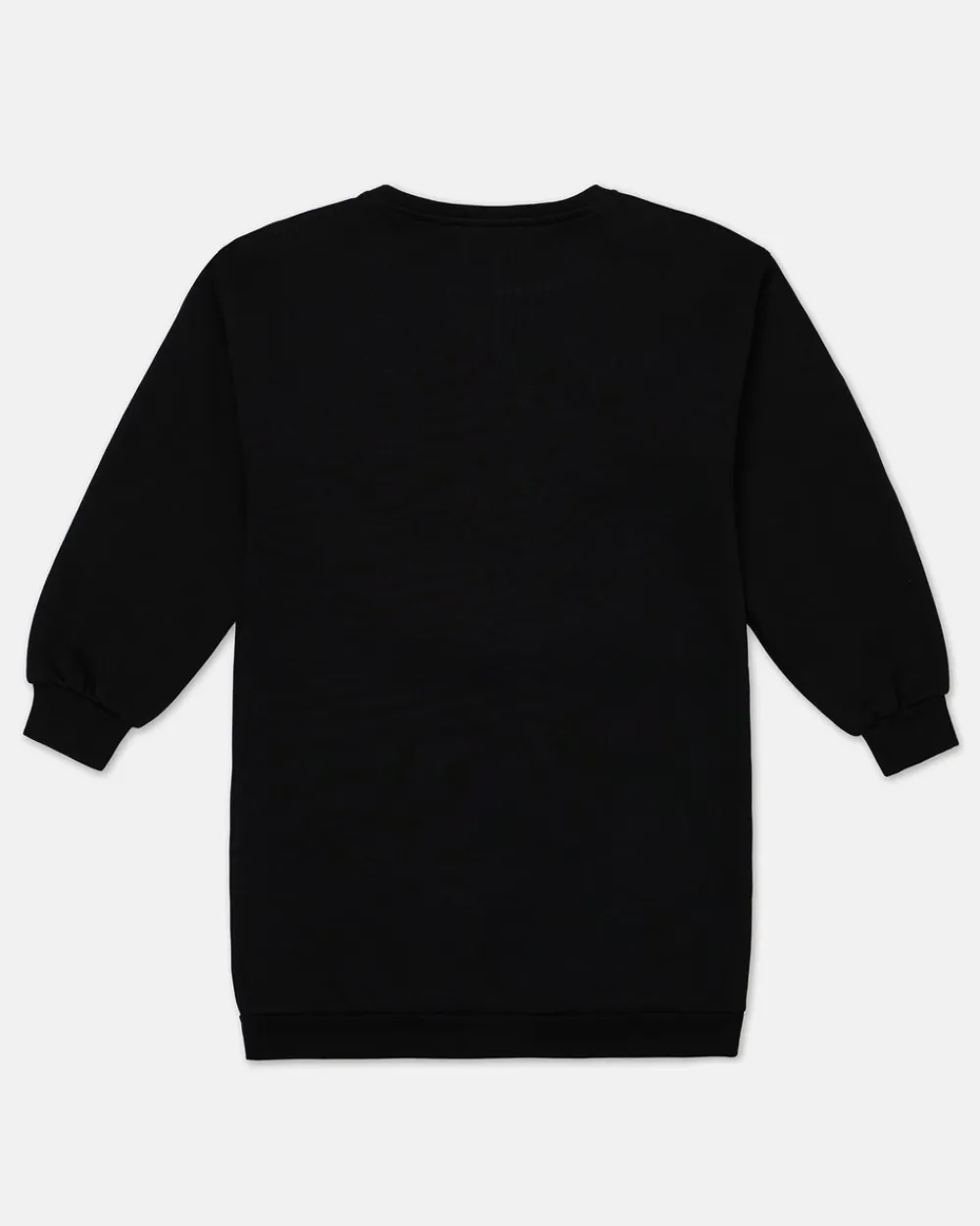 Kids Iceberg Black Crew-neck Sweatshirt With Logos On The Chest