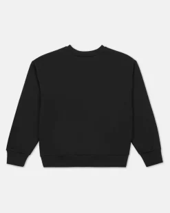 Kids/BOY Iceberg Black Crewneck Sweatshirt With Daffy Champions Print