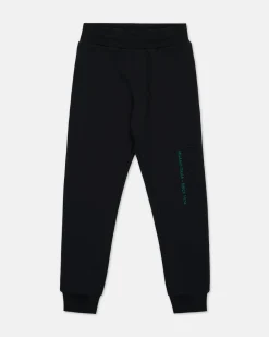 Kids/BOY Iceberg Black Jogger-style Trousers With Logo