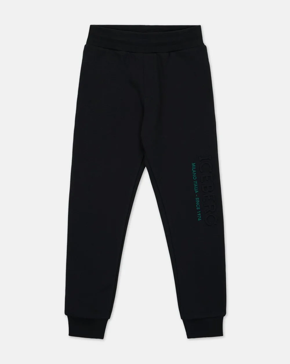 Kids/BOY Iceberg Black Jogger-style Trousers With Logo