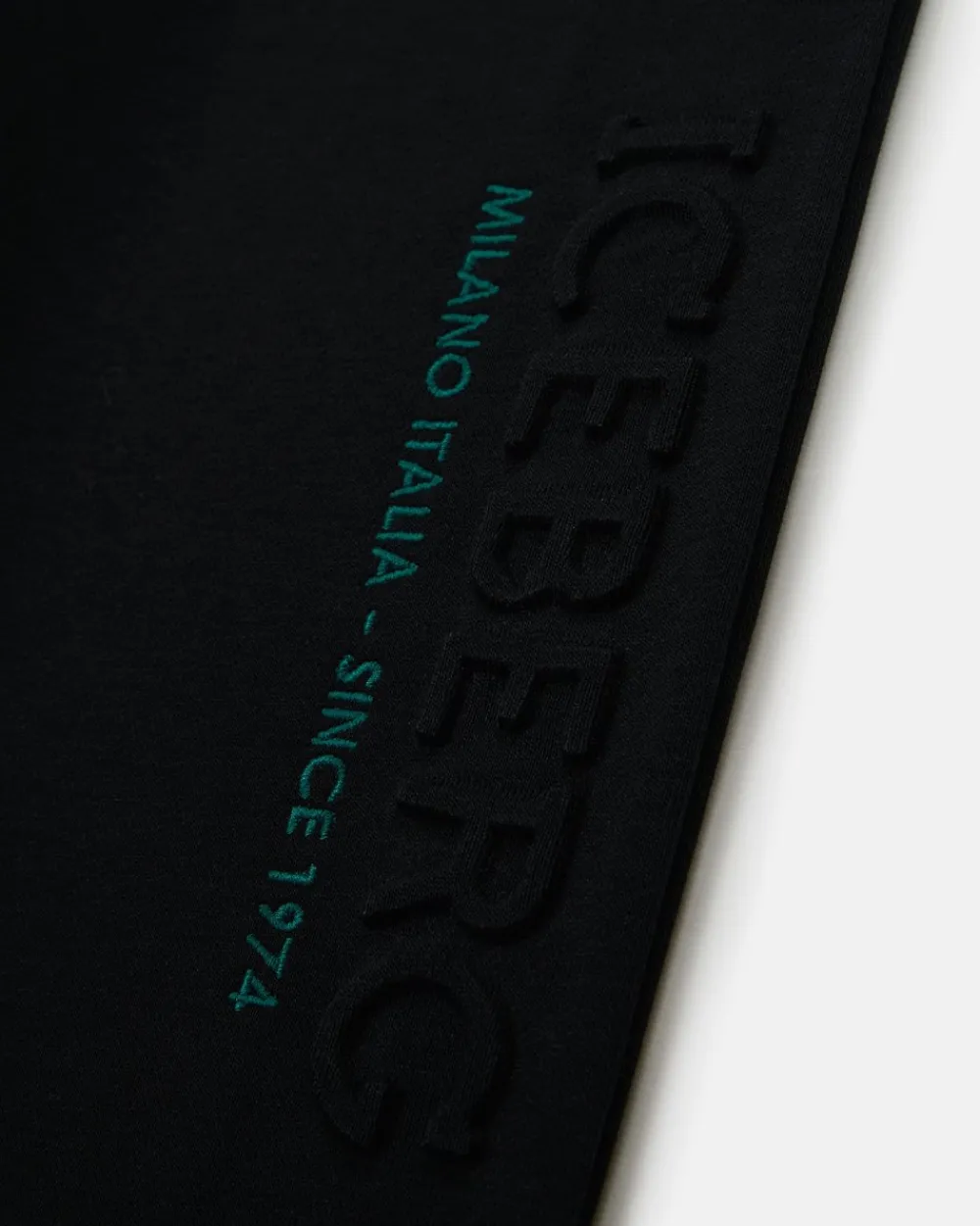 Kids/BOY Iceberg Black Jogger-style Trousers With Logo