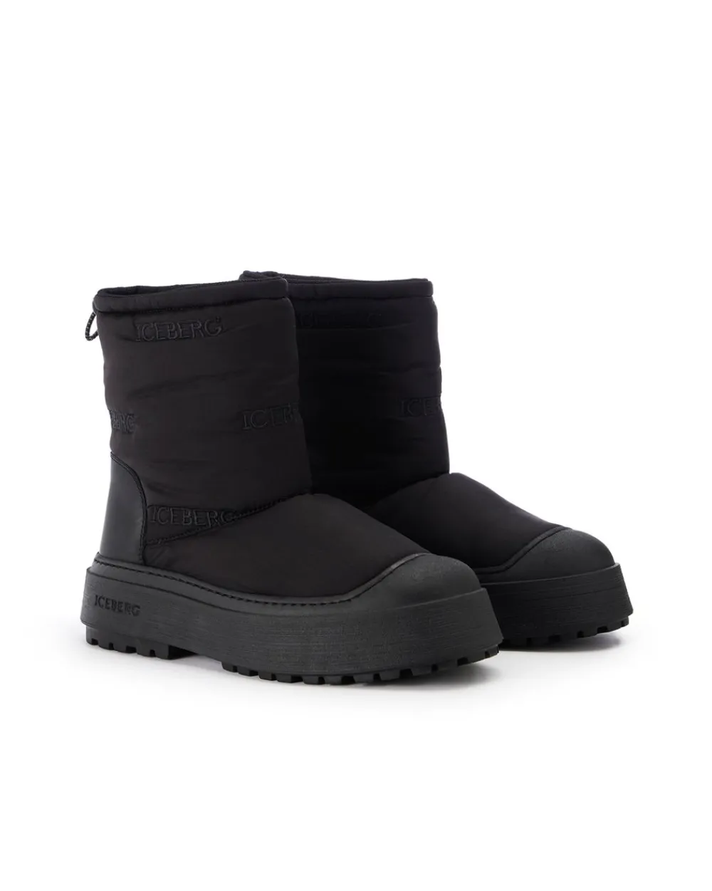 Women Iceberg Black Mountain Boots