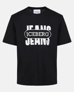 Women Iceberg Black T-shirt From The Re-Edit Collection
