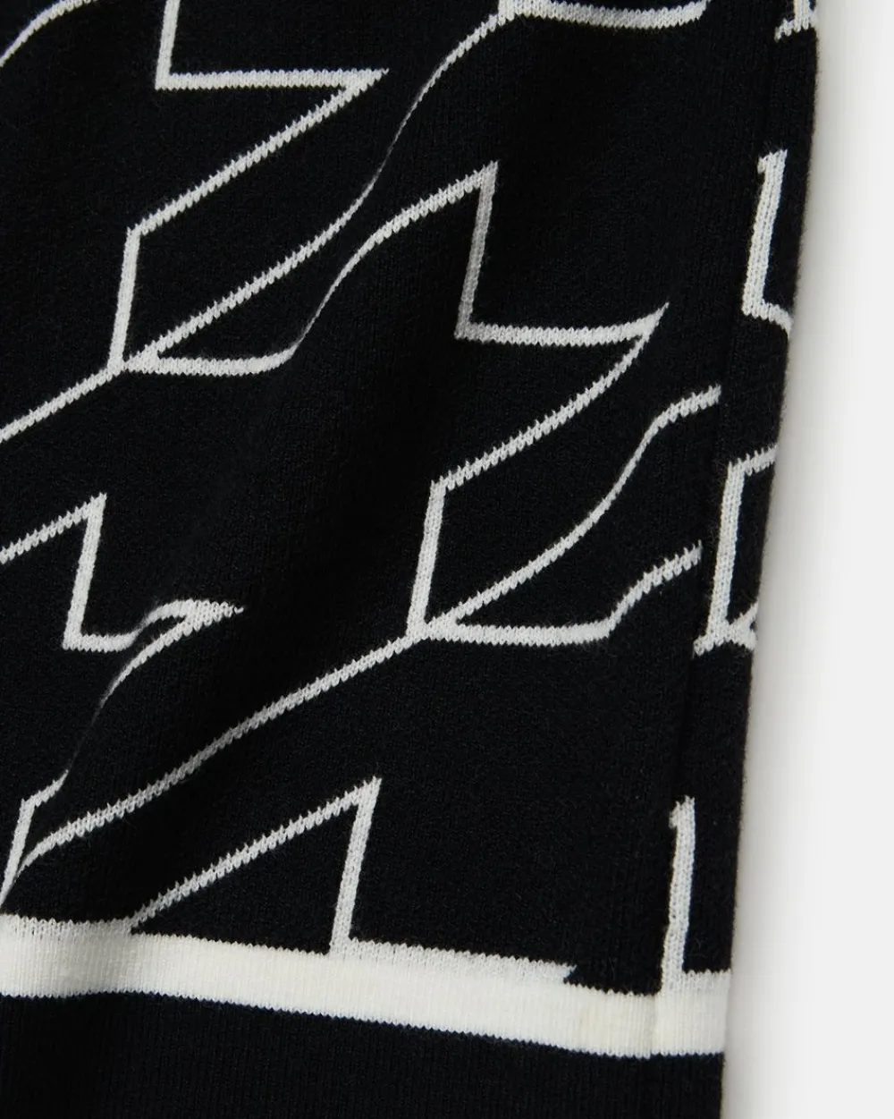 Kids Iceberg Black Wool Miniskirt With Houndstooth Pattern