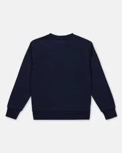 Kids/BOY Iceberg Blue Crewneck Sweatshirt With Tom Junior Collection
