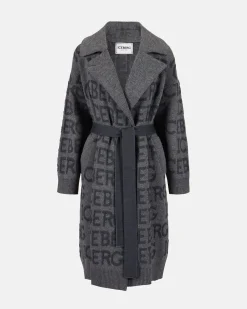 Women Iceberg Coat With All Over Logo