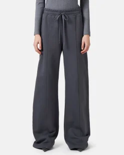 Women Iceberg Cotton Fleece Trousers With Logo