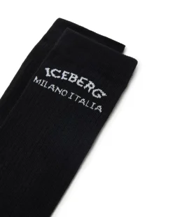 Women Iceberg Cotton Socks With Logo