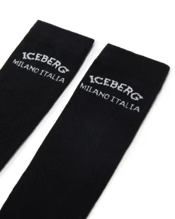 Women Iceberg Cotton Socks With Logo