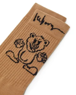 Iceberg Cotton Sock With Bear Logo And Graphics