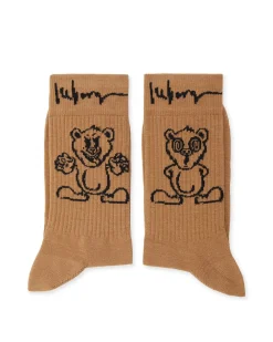 Iceberg Cotton Sock With Bear Logo And Graphics