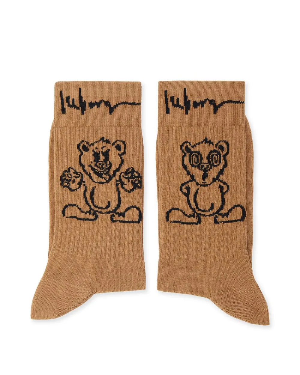 Iceberg Cotton Sock With Bear Logo And Graphics