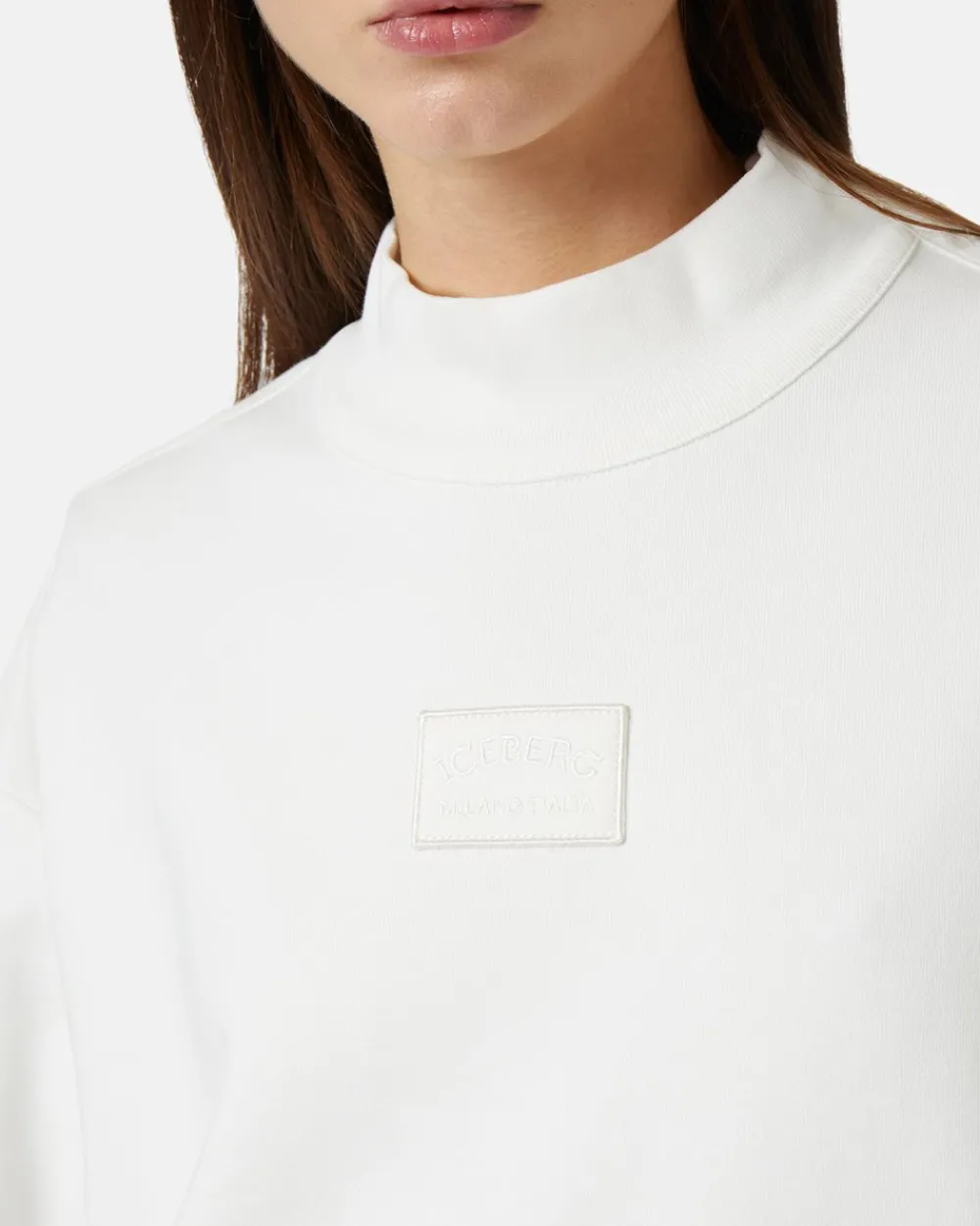 Women Iceberg Cotton Sweatshirt With Logo