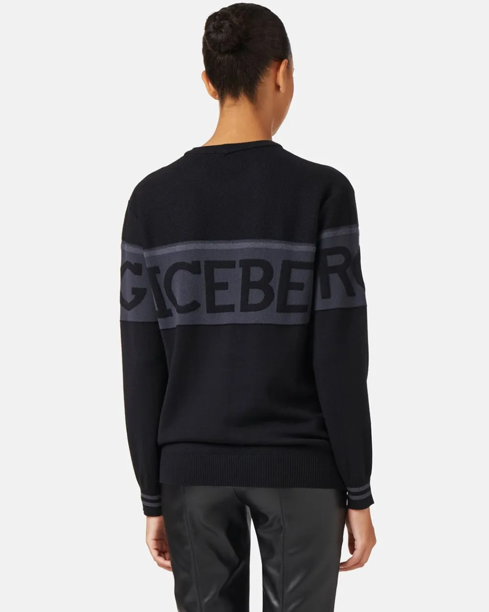 Women Iceberg Crew-neck Sweater In Merino Wool