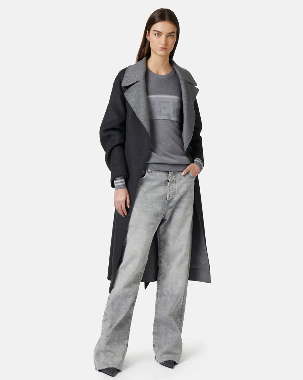 Women Iceberg Crew-neck Sweater In Merino Wool
