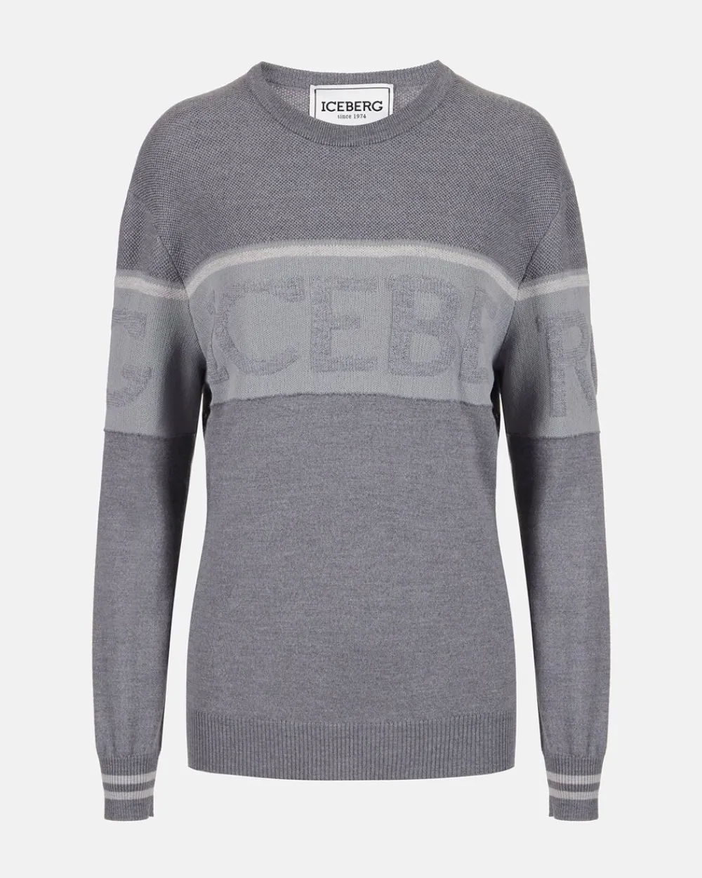 Women Iceberg Crew-neck Sweater In Merino Wool
