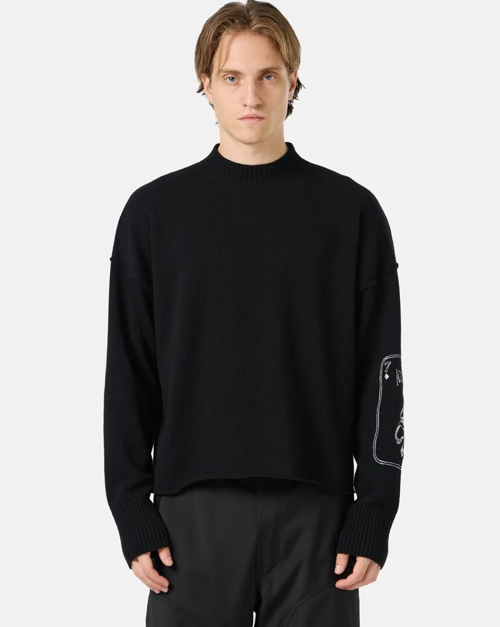 Iceberg Crew-neck Sweater With Embroidered Logo