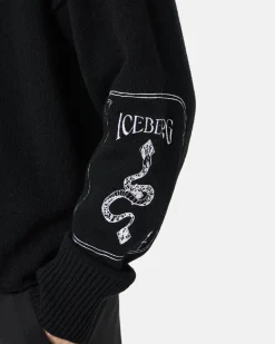 Iceberg Crew-neck Sweater With Embroidered Logo