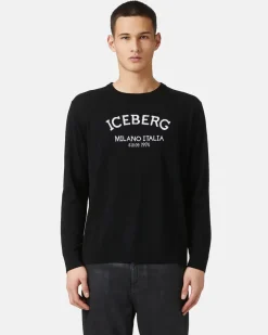 Iceberg Crew-neck Sweater With Logo
