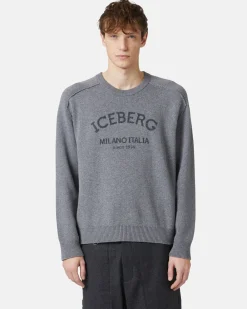 Iceberg Crew-neck Sweater With Logo