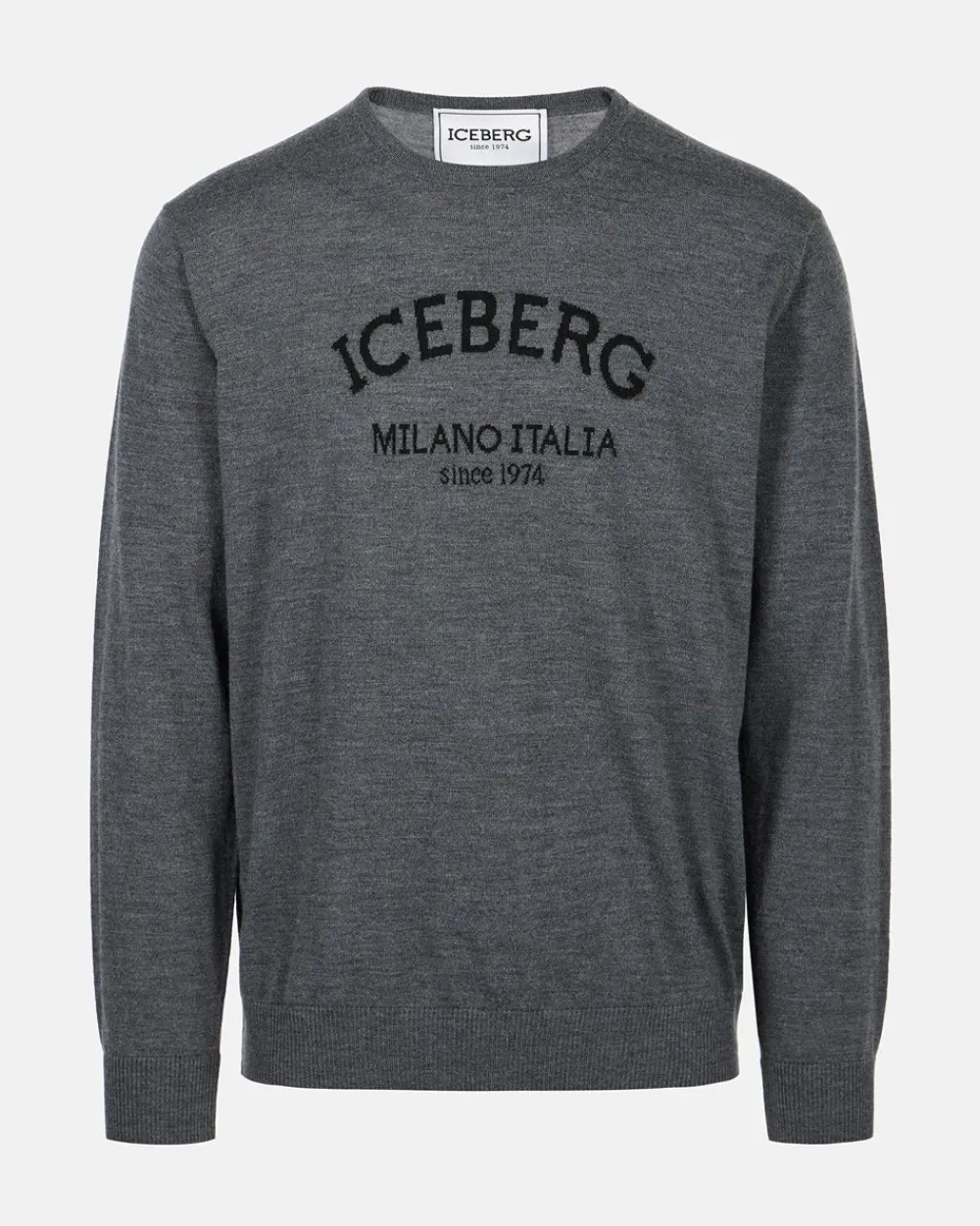 Iceberg Crew-neck Sweater With Logo