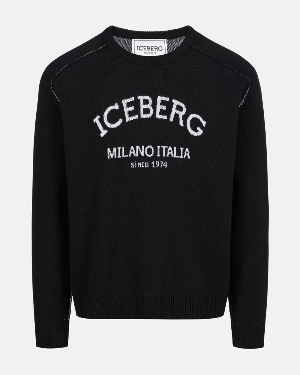 Iceberg Crew-neck Sweater With Logo