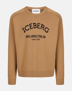 Iceberg Crew-neck Sweater With Logo