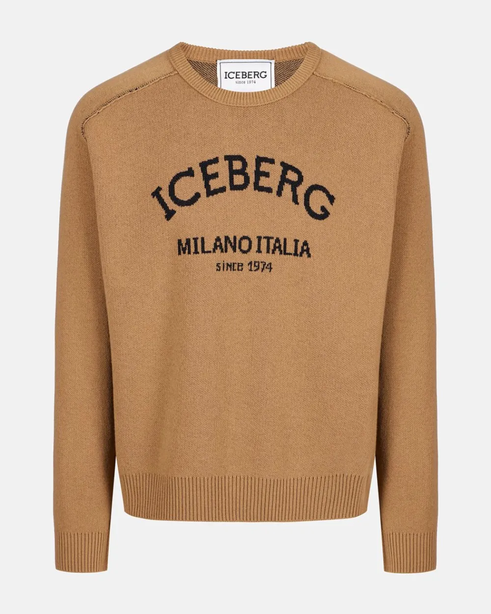 Iceberg Crew-neck Sweater With Logo