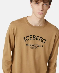 Iceberg Crew-neck Sweater With Logo