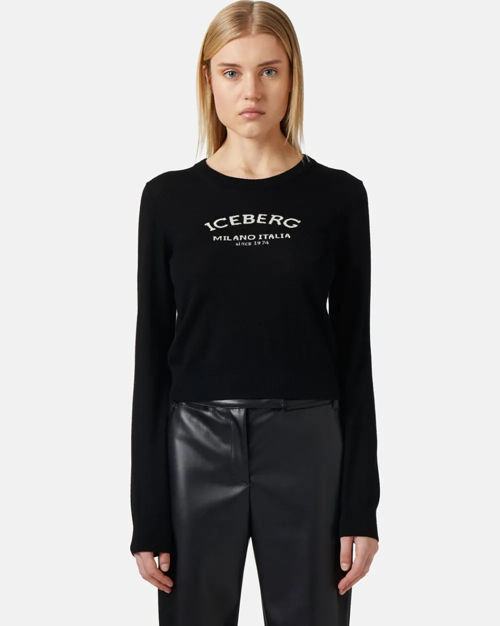 Women Iceberg Crew-neck Sweater With Logo