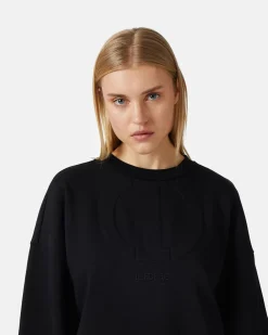 Women Iceberg Crew-neck Sweatshirt In Technical Cotton