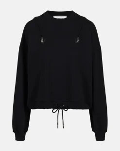 Women Iceberg Crew-neck Sweatshirt With Decorative Zips