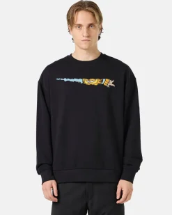 Iceberg Crewneck Sweatshirt With Garfield Print