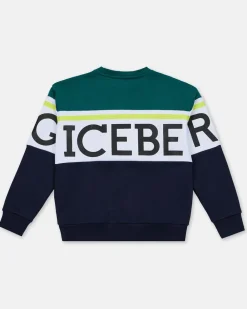 Kids/BOY Iceberg Crewneck Sweatshirt With Junior Collection Logo