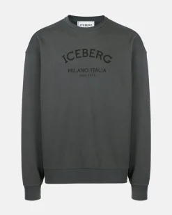 Iceberg Crew-neck Sweatshirt With Logo
