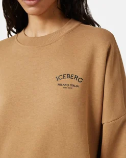 Women Iceberg Crew-neck Sweatshirt With Logo