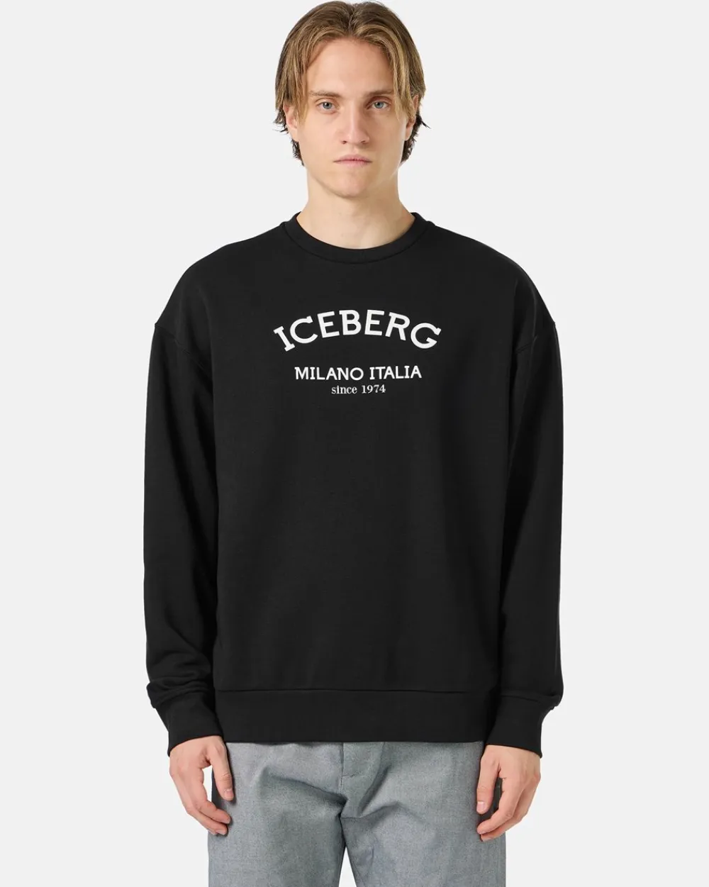 Iceberg Crew-neck Sweatshirt With Logo