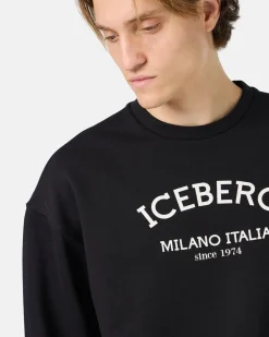 Iceberg Crew-neck Sweatshirt With Logo