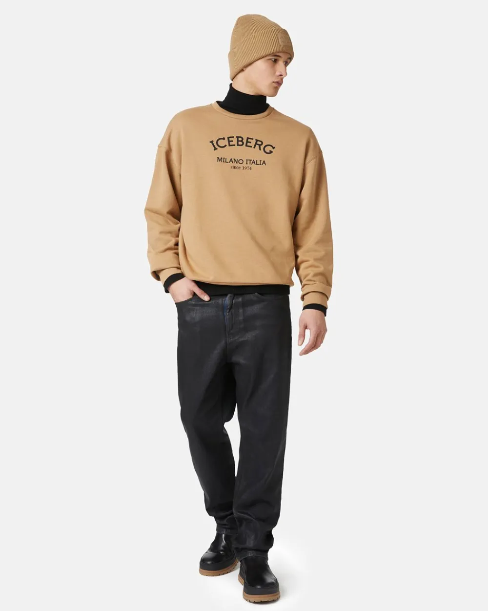 Iceberg Crew-neck Sweatshirt With Logo