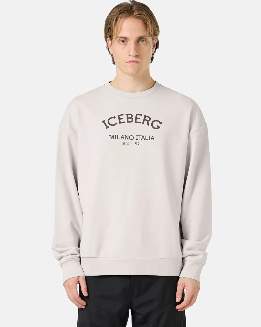 Iceberg Crew-neck Sweatshirt With Logo